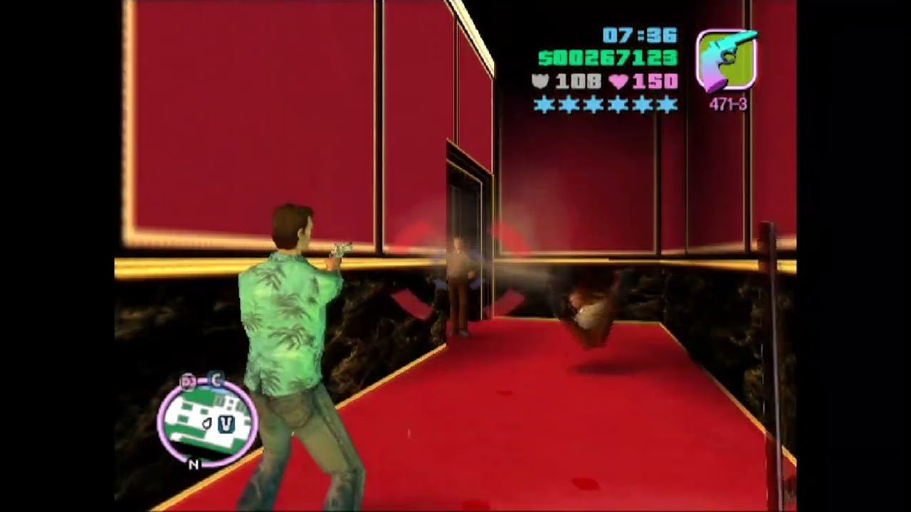 Grand Theft Auto Vice City 6 Star Wanted Battle + Escape