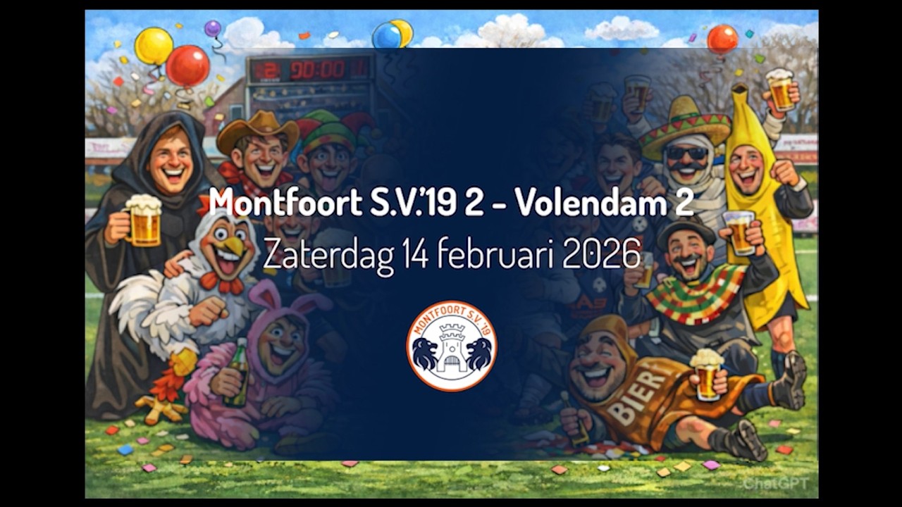 Montfoort S.V.'19 2 - Volendam 2
