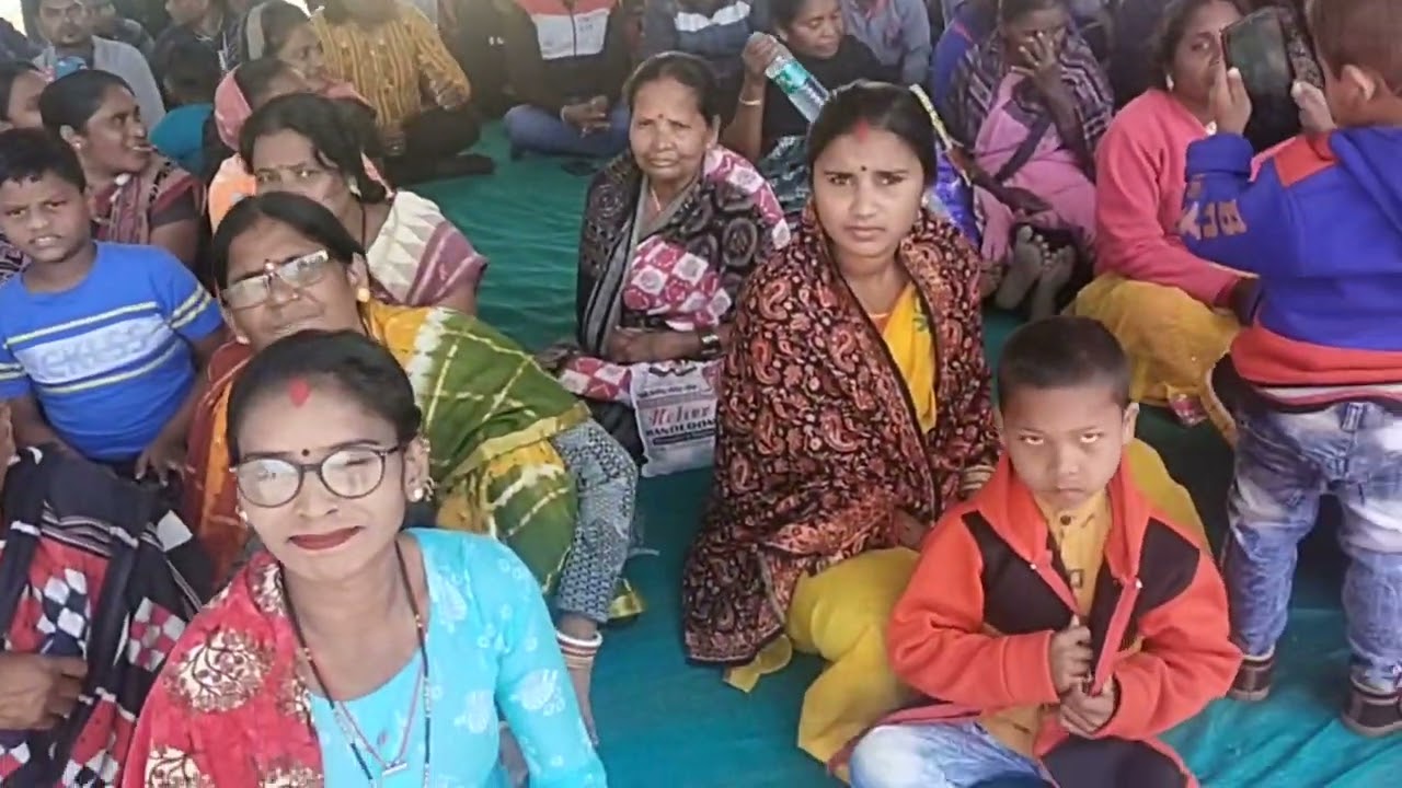 ghun goti para para hunger strike tront of dm  office