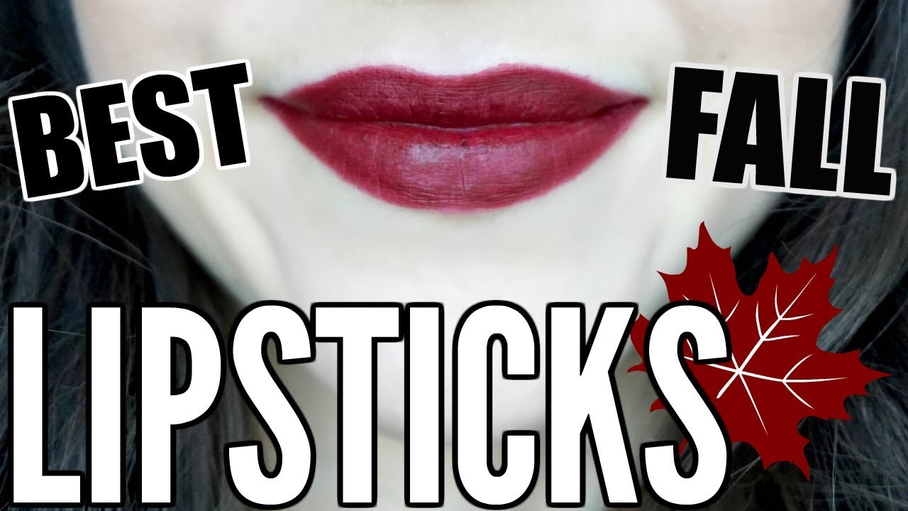 Best Fall Lipsticks 2019 || Lip Swatches || Favorite Drugstore & High End Autumn Lip Colors