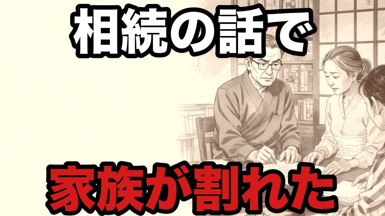 相続の話をした瞬間、家族が割れた｜お金で崩壊する夜
