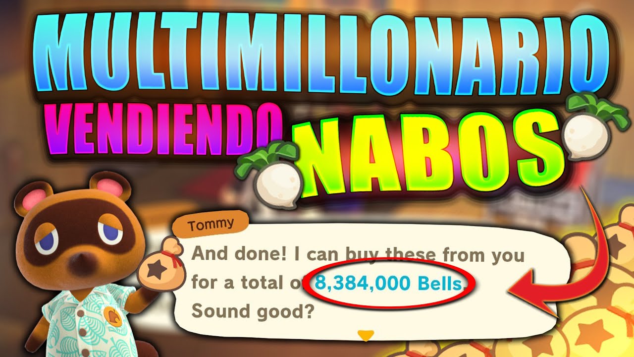 ¡COMO HACERSE MILLONARIO CON LOS NABOS EN ANIMAL CROSSING: NEW HORIZONS!