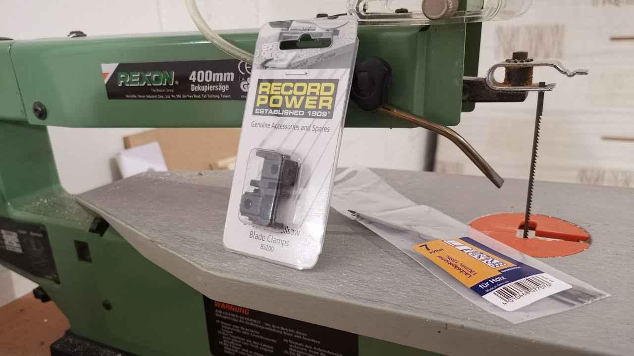 Record Power Schnellspannsystem für Dekupiersägen