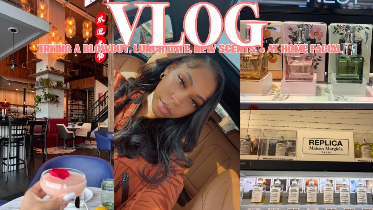 VLOG| TRYING A BRAZILIAN BLOWOUT? AT HOME EXTRACTION/FACIAL, REGULAR IN-THE-HOUSE STUFF + LUNCH DATE