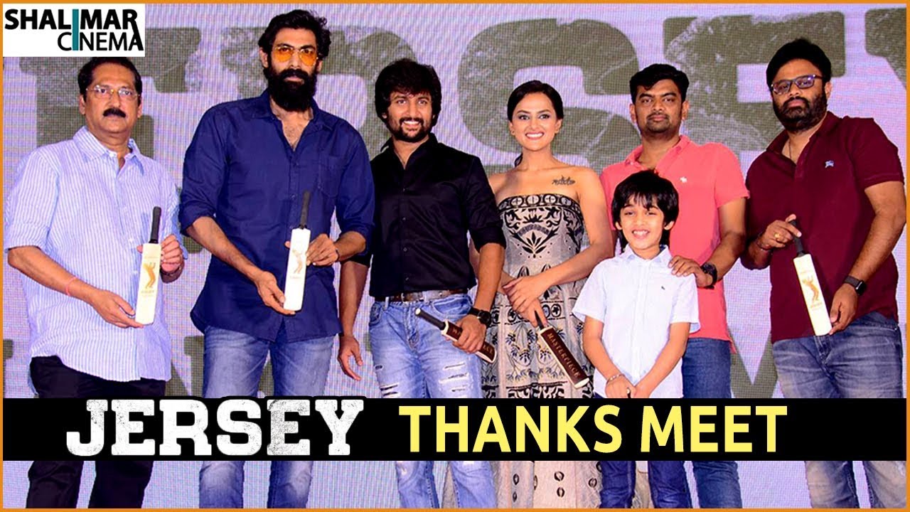 Jersey Movie Thank You Meet || Nani, Rana,Shraddha Srinath,Ronit Kamra || Shalimarcinema