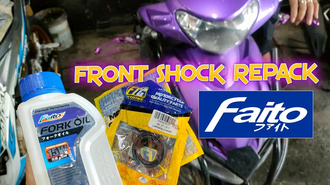 FRONT SHOCK REPACK by FAITO FORK OIL (YAMAHA MIO SPORTY)