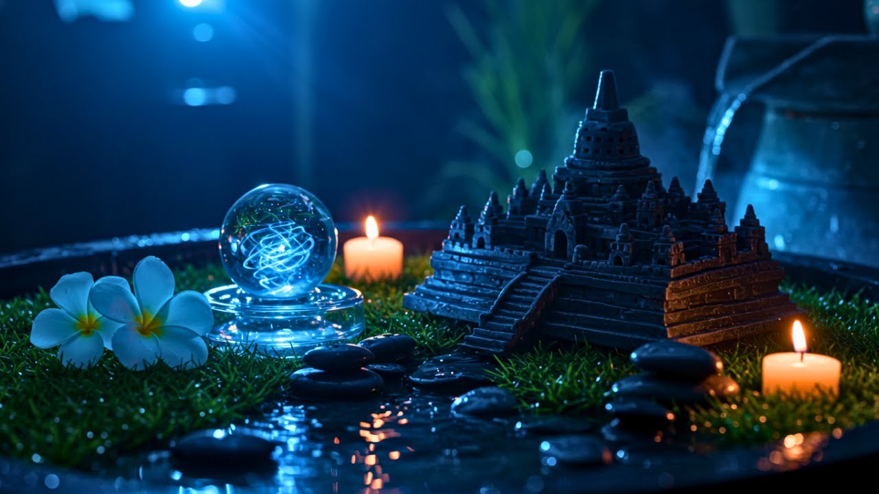 Soft Relaxation Music 🌿 Spa Piano and Waterfall Sounds for Deep Calm, Healing, and Sleep Therapy