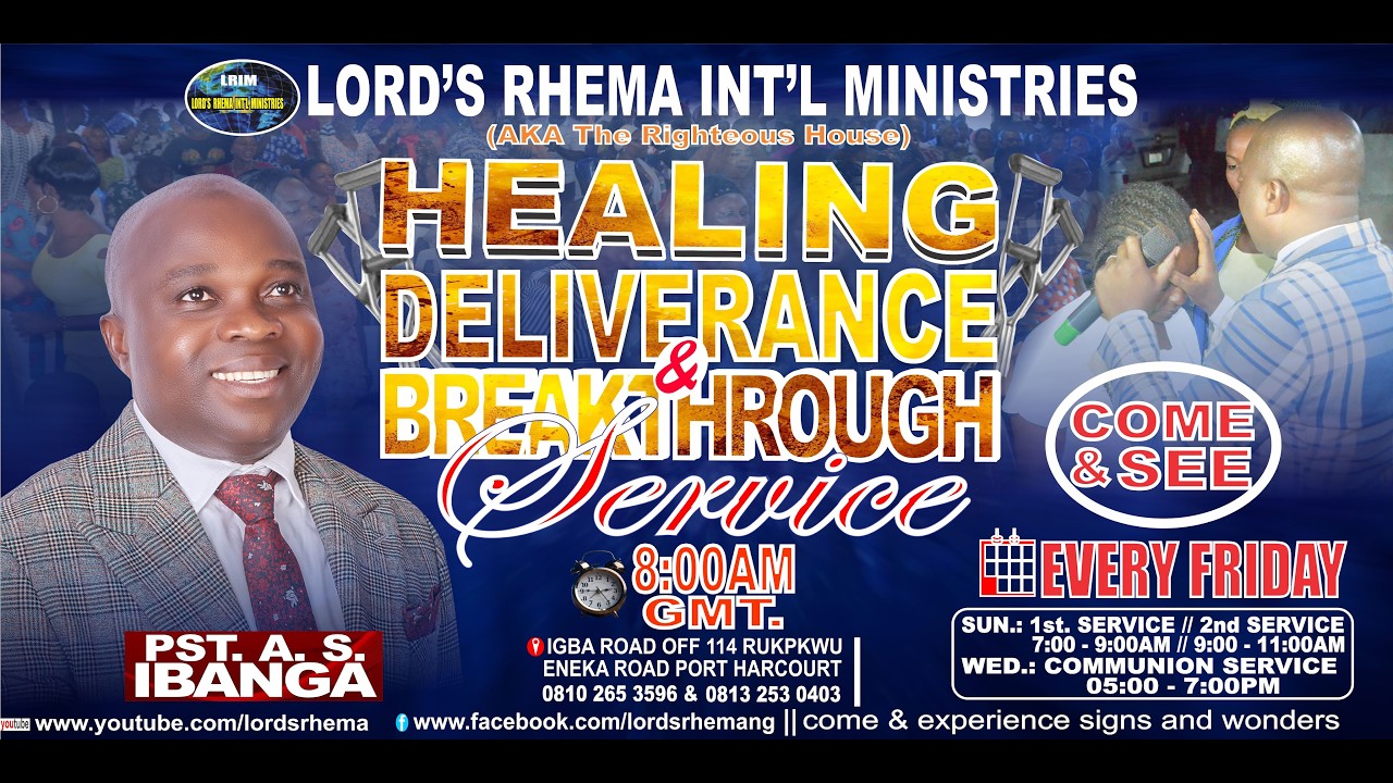 Healing, Deliverance & Breakthrough Service