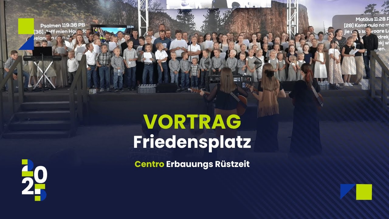 Centro Erbauungs Rüstzeit 2025 Vortrag - Friedensplatz