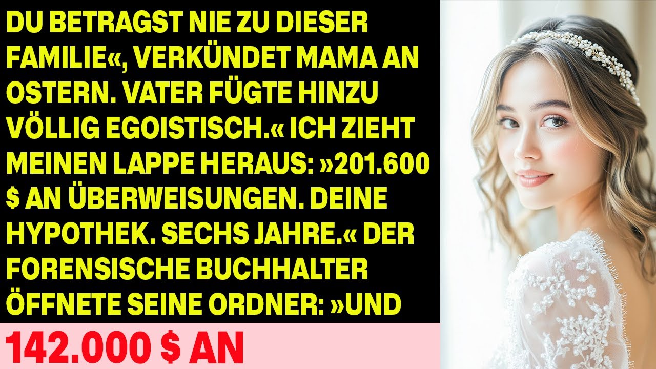 Meine Mutter sagte Du trägst nie etwas be dabei bezahle ich seit 6 Jahren ihre 2.800-Dollar-Hypothek