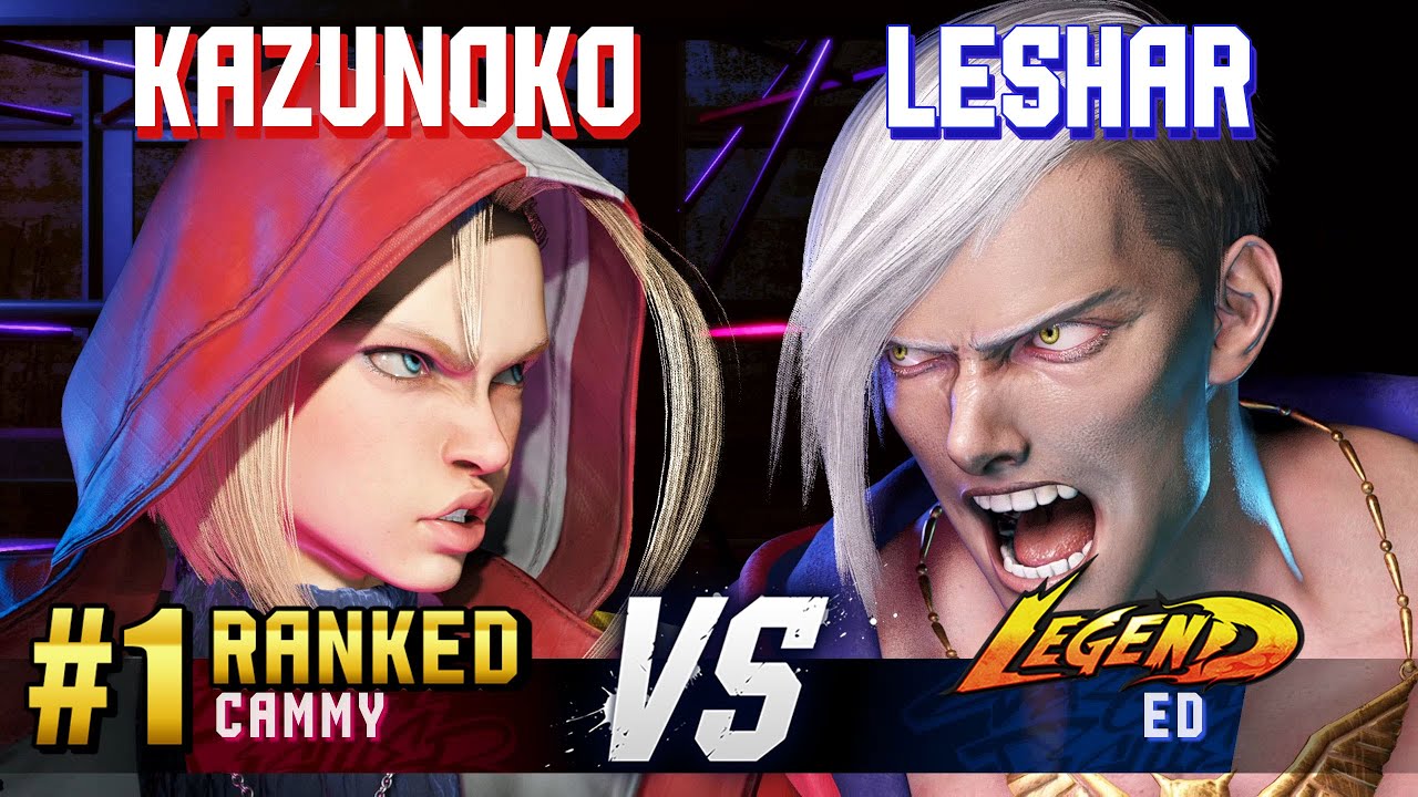 SF6 ▰ KAZUNOKO (#1 Ranked Cammy) vs LESHAR (Ed) ▰ High Level Gameplay