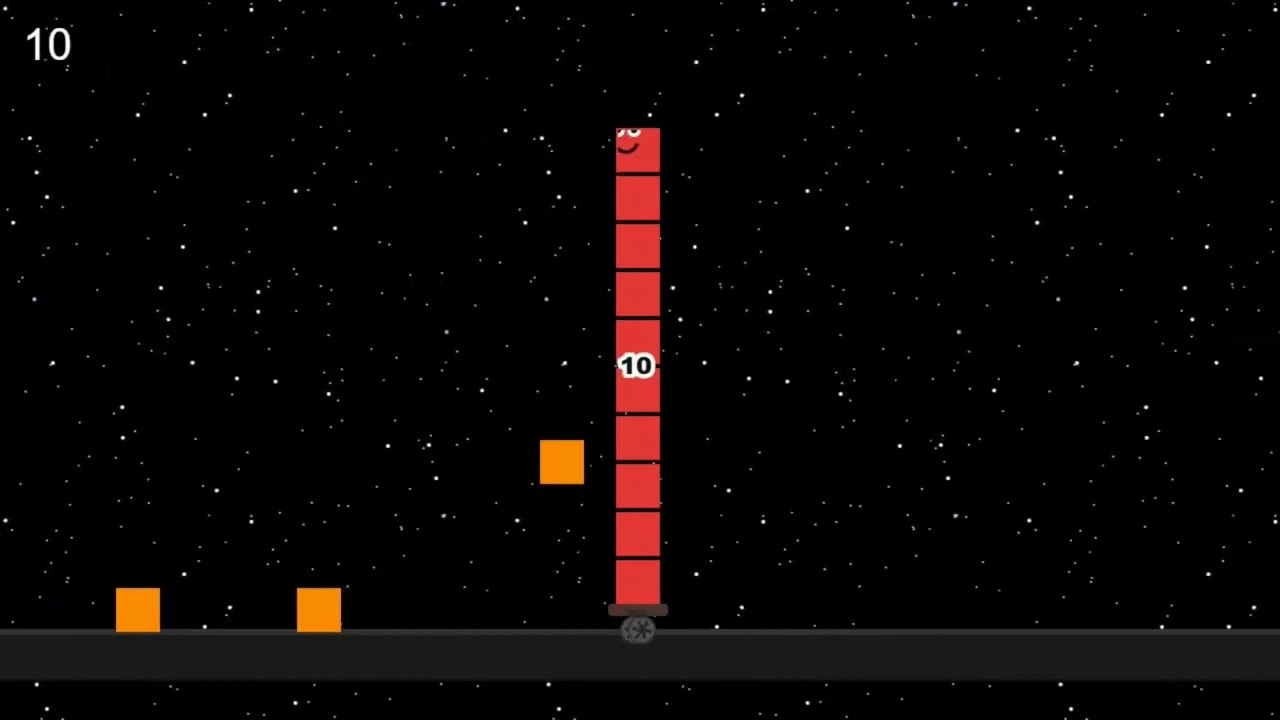 Countdown from 20 to 0!  | Learn to Count Backwards | Blocks Trolley