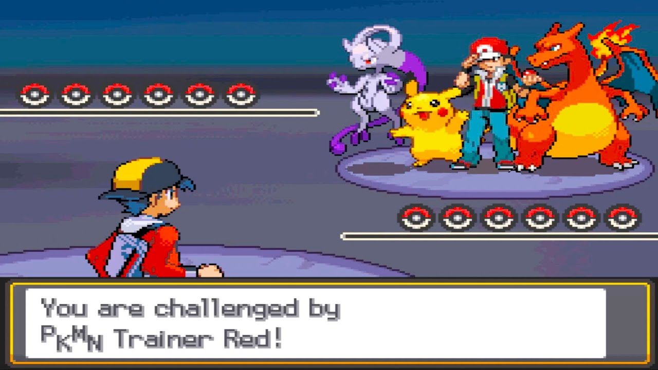 Pokemon HeartGold Generations - vs Red (Postgame)