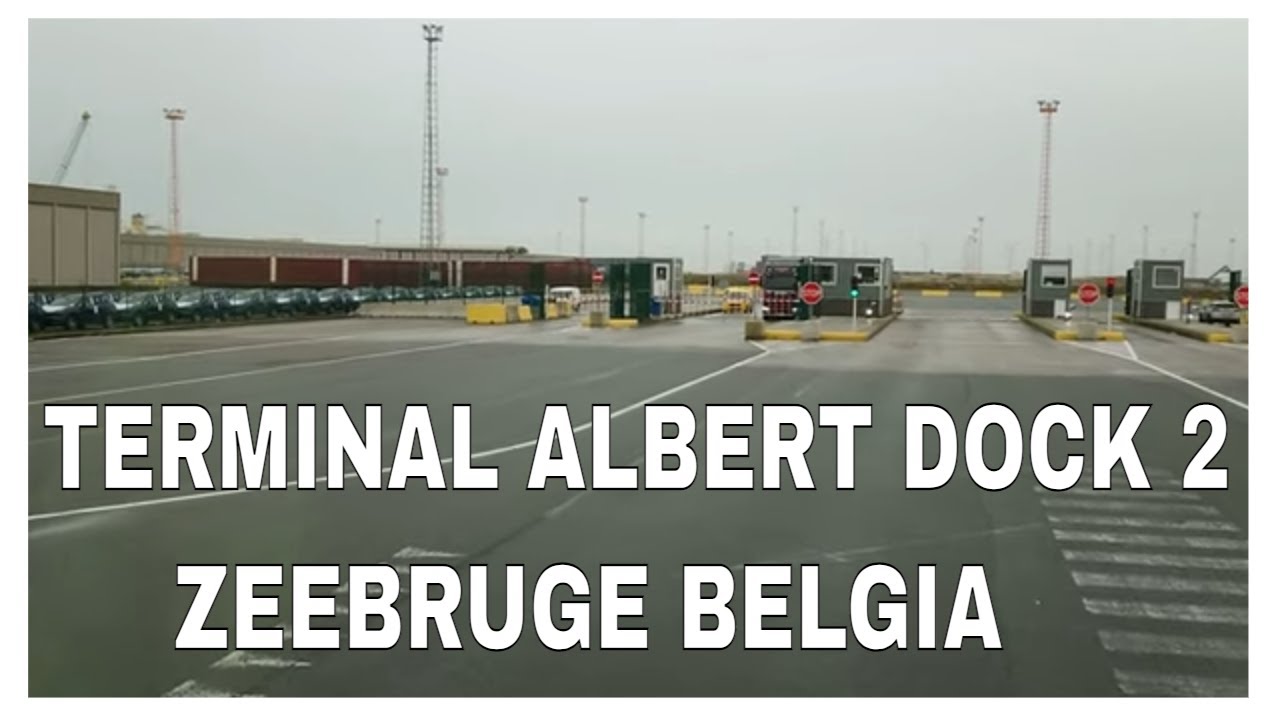 Cum se intra la TERMINALUL ALBERT DOCK 2 BRUGES BELGIA