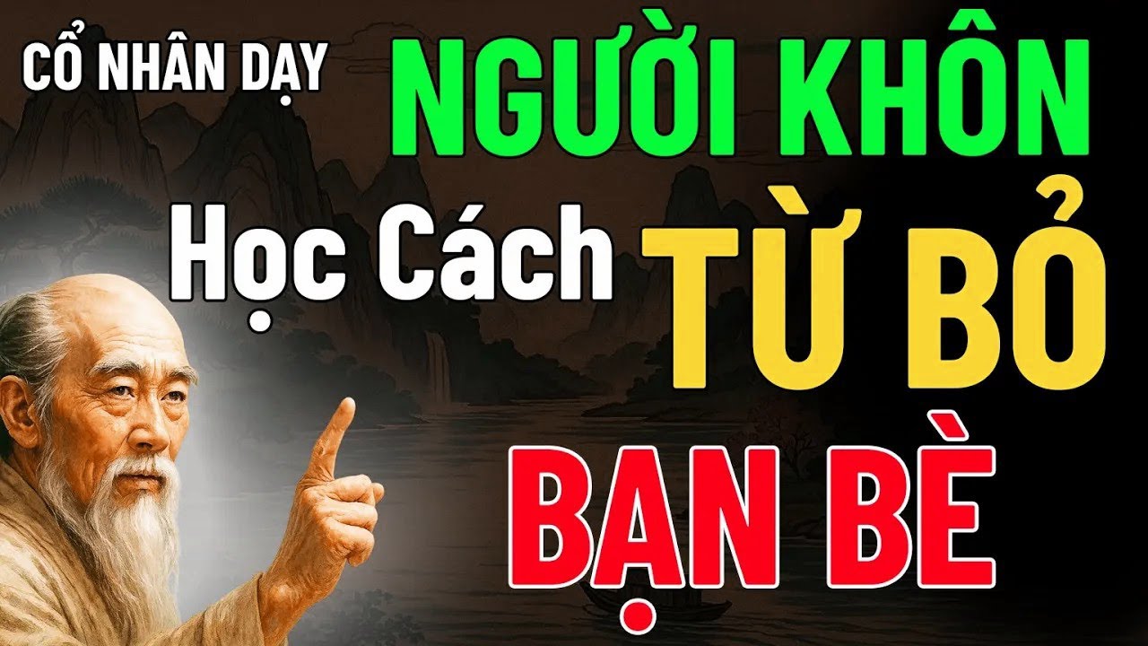 Cổ Nhân Dạy   Người khôn tập sống từ bỏ bạn bè, nghe mà thấm