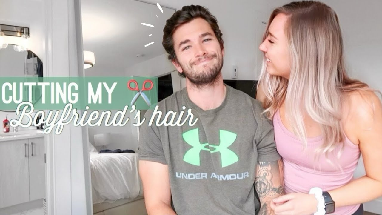 CUTTING MY BOYFRIENDS HAIR (Cuz Quarantine)