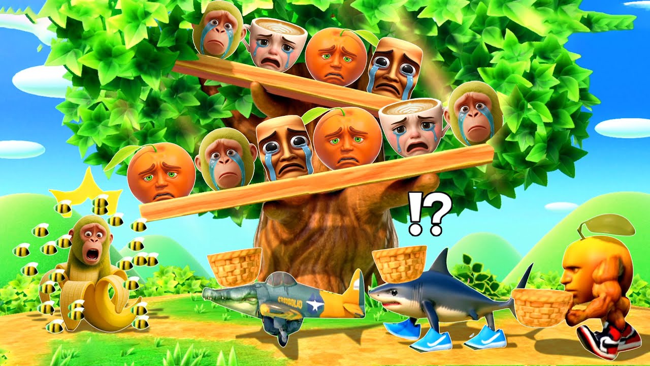 Mario Party Superstars Minigames - Bombardiro Crocodilo VS Chimpanxini Bananini VS Tralalelo Tralala