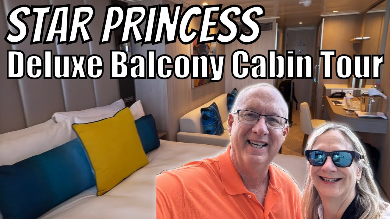 Экскурсия по каюте класса люкс с балконом на борту Star Princess (НОВЫЙ КОРАБЛЬ)