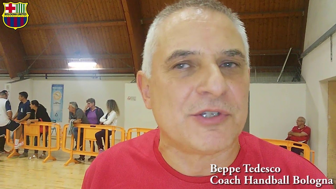 XXVII Torneo Magnani, post Bologna vs Tavarnelle con coach Beppe Tedesco