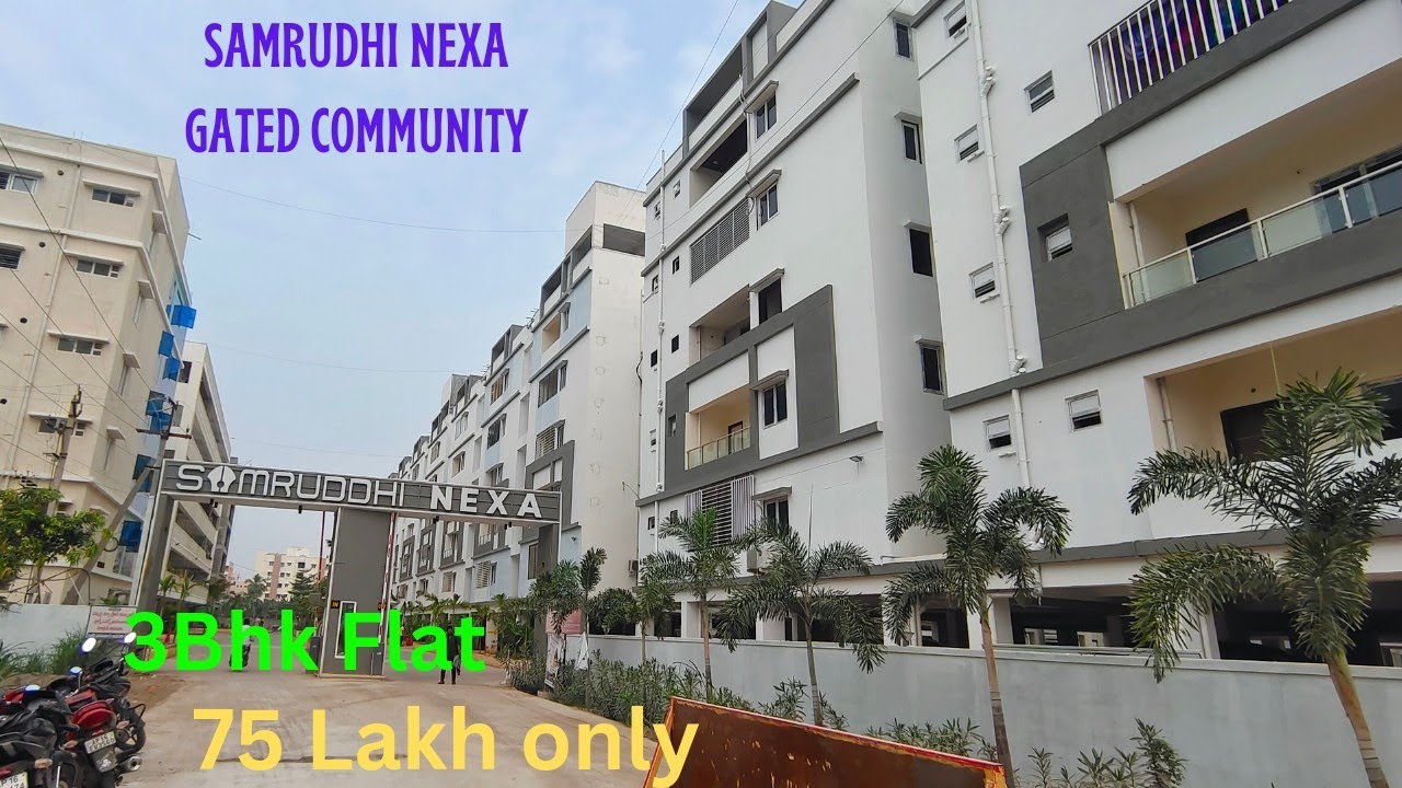 SAMRUDHI NEXA Gated Community Flat For Sale,Tadepalle-Guntur ||Vid:53