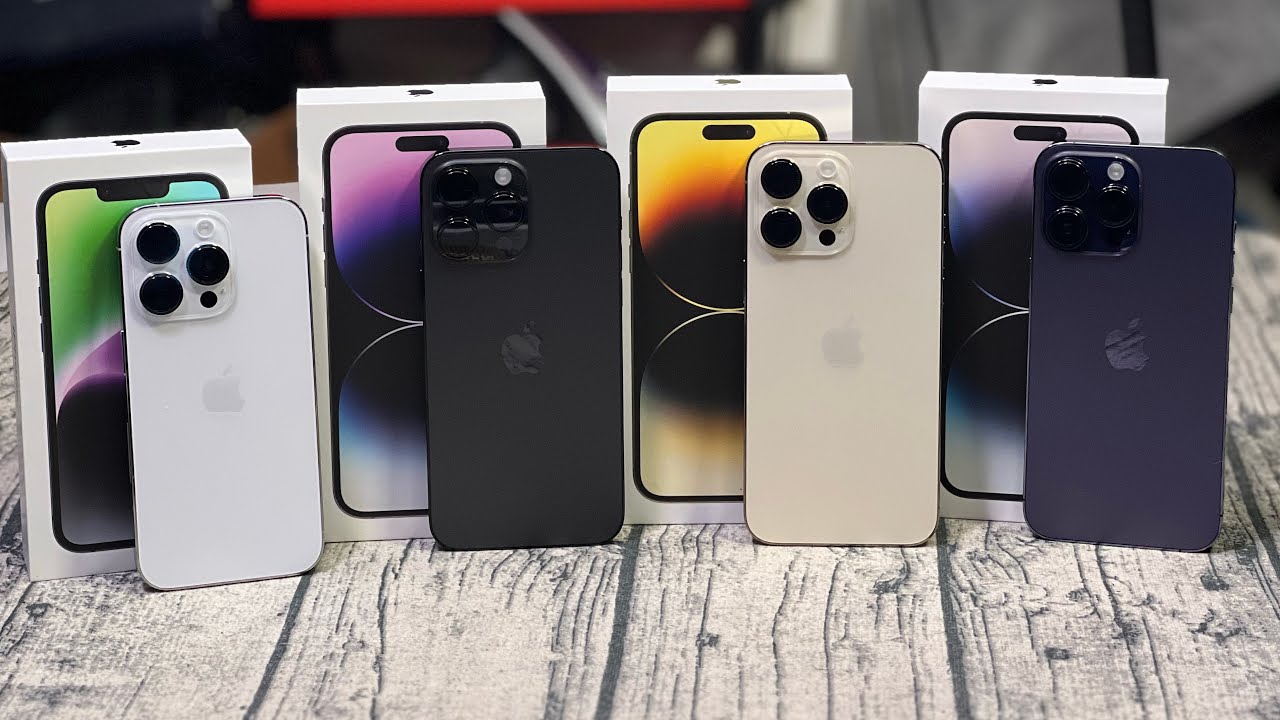 iPhone 14  / 14 Pro / 14 Pro Max - Unboxing All The Colors and Apple Cases