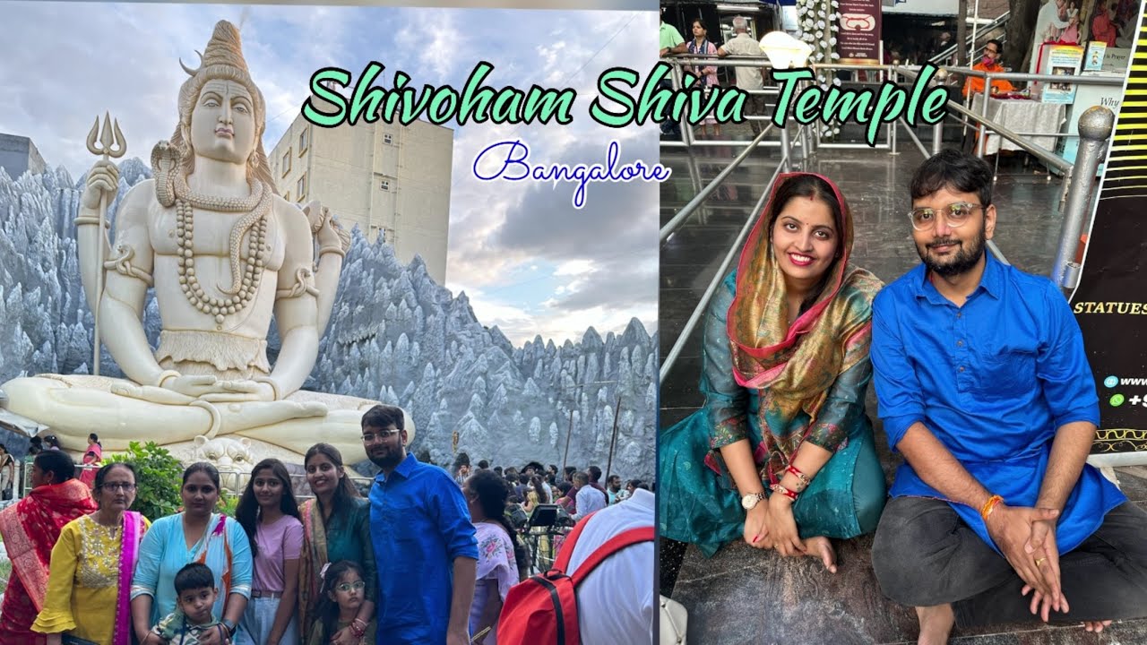 Shivoham Shiva Temple Bangalore 🙏🏻 #ashishshivanivlogs