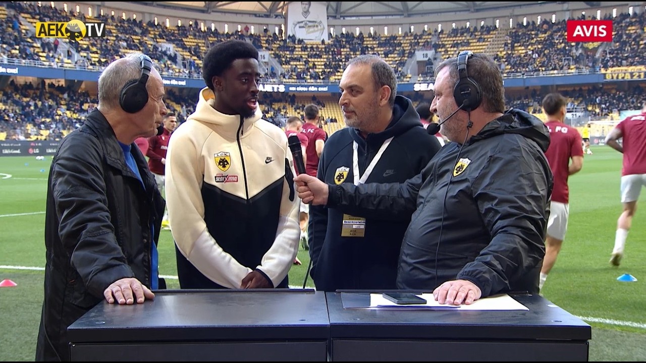 Ο Χακίμ Σαχαμπό στο Pre Game Show του ΑΕΚ TV | AEK F.C.