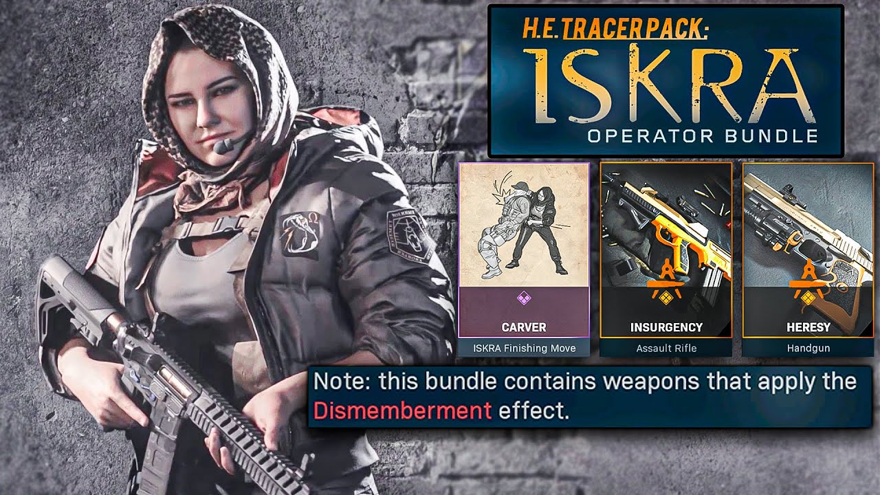 Modern Warfare - Iskra Operator Bundle (New Finishing Moves & Dismemberment Blueprints)