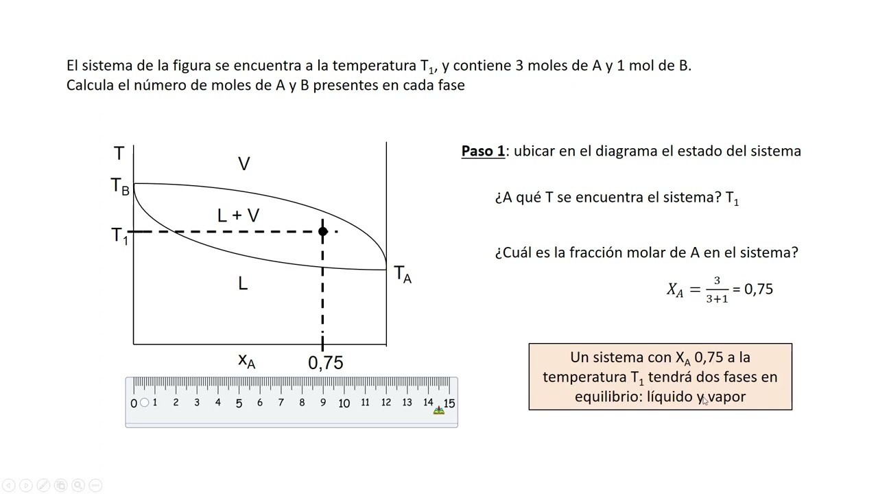 Diagrama de fases líquido-vapor en sistemas de dos componentes |  | UPV