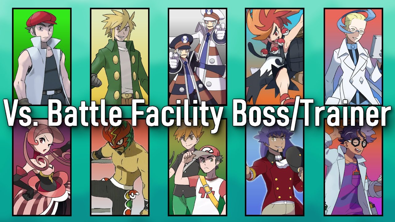 Pokémon Music - All Battle Facility Boss/Trainer Battle Themes from the Core Series