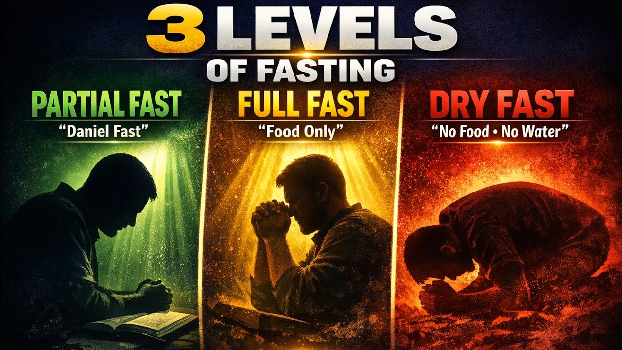 Three levels of fasting that most Christians do not know and most stop at 1