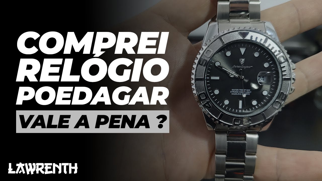 COMPREI RELÓGIO POEDAGAR DO ALIEXPRESS, VALEU A PENA?