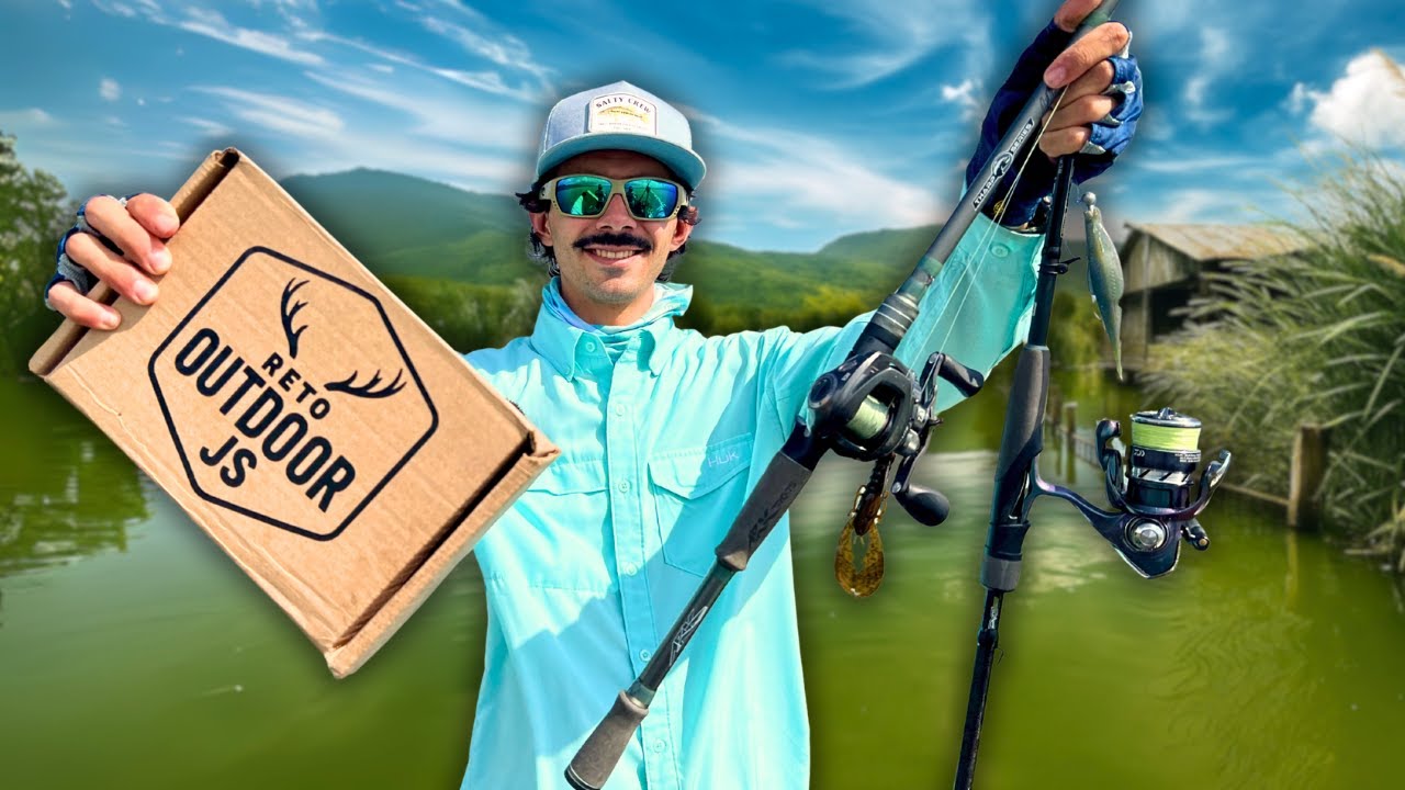RETO DE PESCA! Caja misteriosa de señuelos a prueba (OutdoorJS) -Pesca de lobina