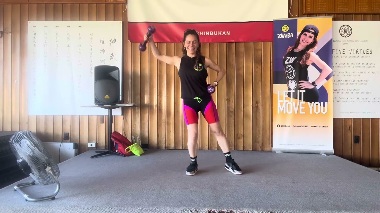 💜Zumba Toning💜Camisa Negra by Juanes 💪core