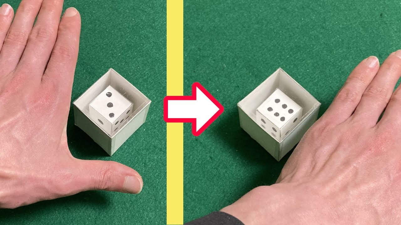 サイコロマジック2ネタ種明かし 2 Dice Magic Tricks with Tutorials.