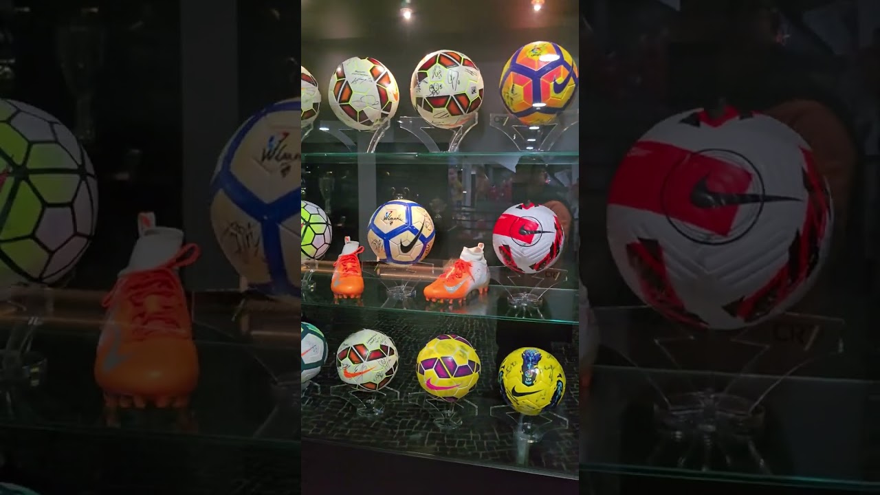 Visitando museo de cristiano ronaldo