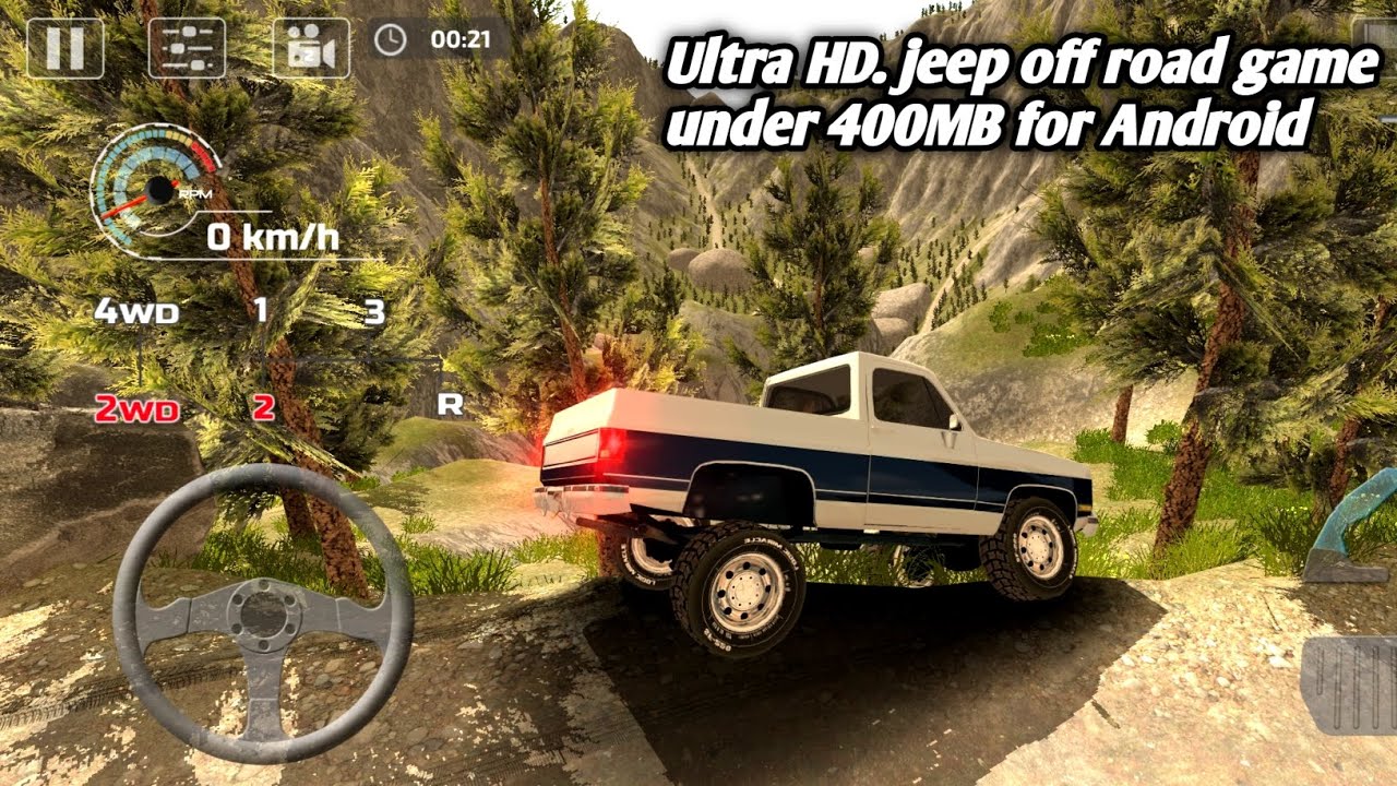 Offroad Jeep driving game 3d || Android Gameplay || jeep 4x4 driving experience free Download 2026