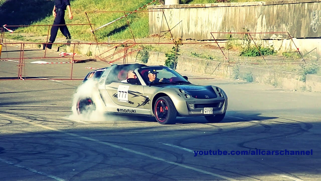 Smart Roadster Hayabusa burnout!!!