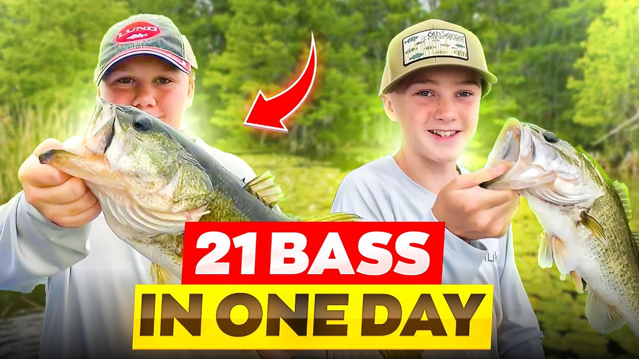 Bass Fishing Near Magic Kingdom! 24 Catches & Epic Disney Views!