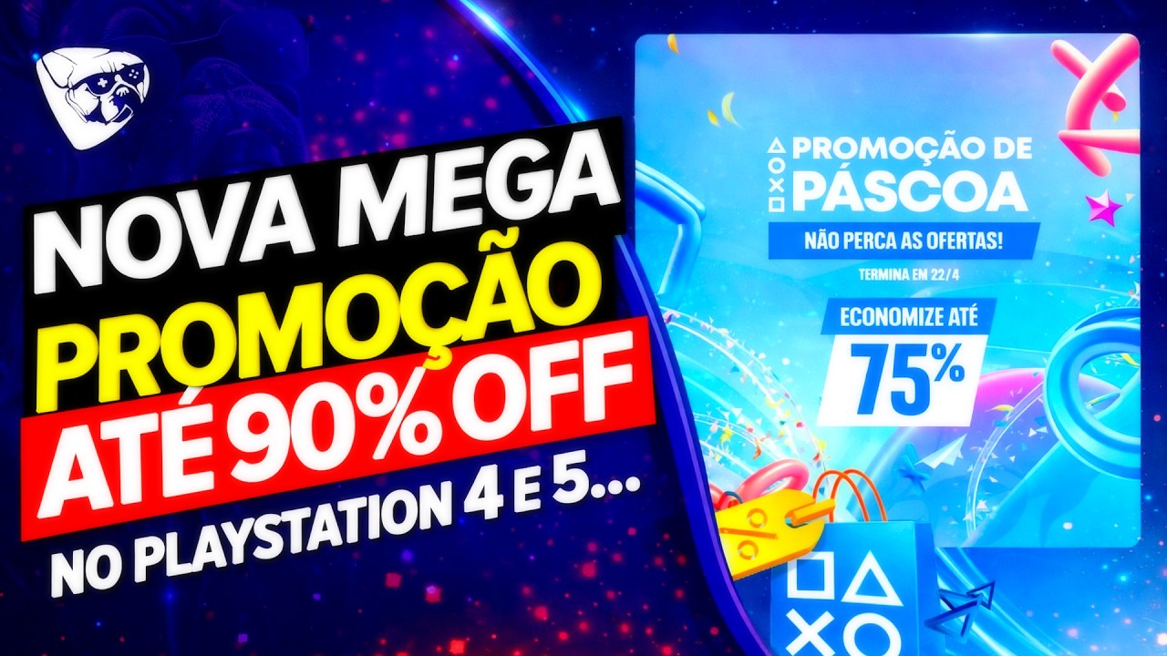 CORRE! OFERTA DE P&Aacute;SCOA DA PLAYSTATION! NOVA MEGA PROMO&Ccedil;&Atilde;O AT&Eacute; 90% DESCONTOS NO PS4 e PS5!
