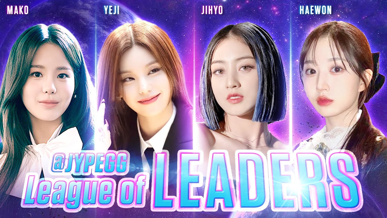 Jihyo, Haewon, Mako, Yeji League of Leaders @JYPGG (TWICE, ITZY, NIZIU, NMIXX)