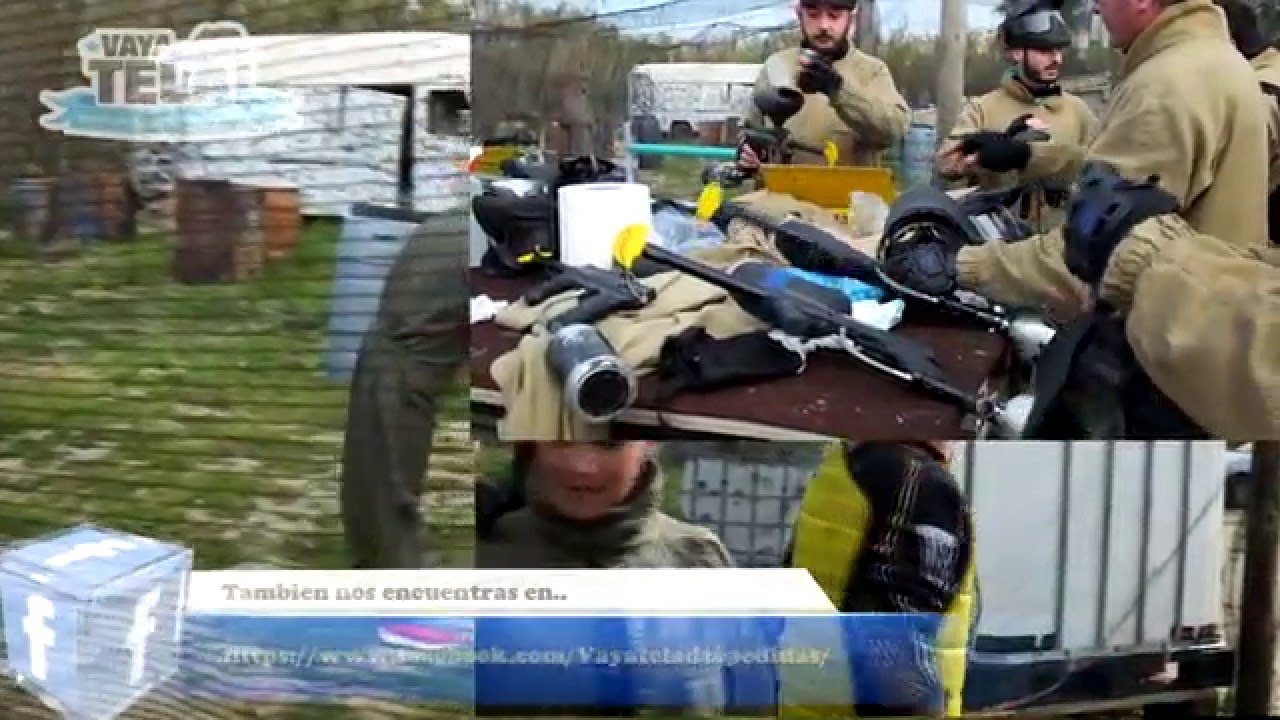 PARTIDA PAINTBALL GANDIA CON NUESTR@S AMIG@ ALGEMESI YALREDEDORES EN GRUPO VAYA TELA