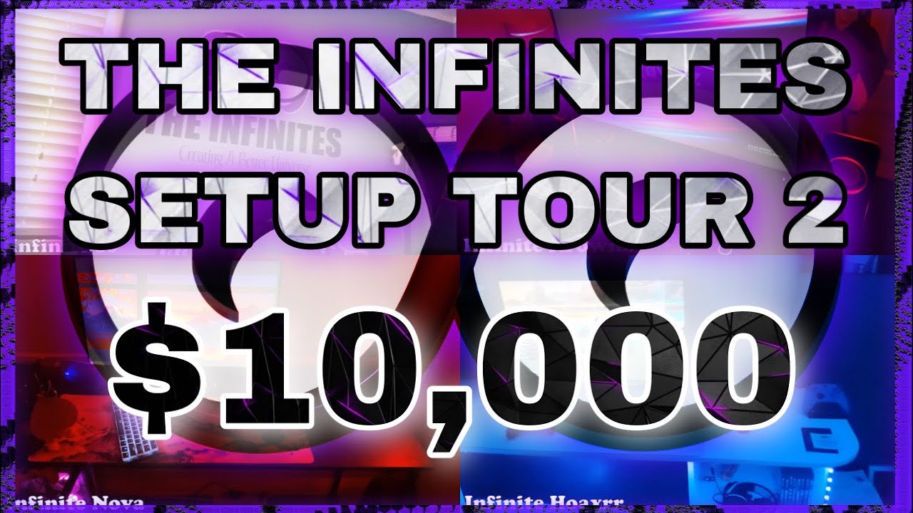 The Infinites Gaming Setup Tour Part 2! (Updated Setups) | $10,000+💵