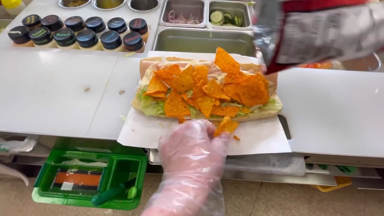 30 минут работы в Subway
