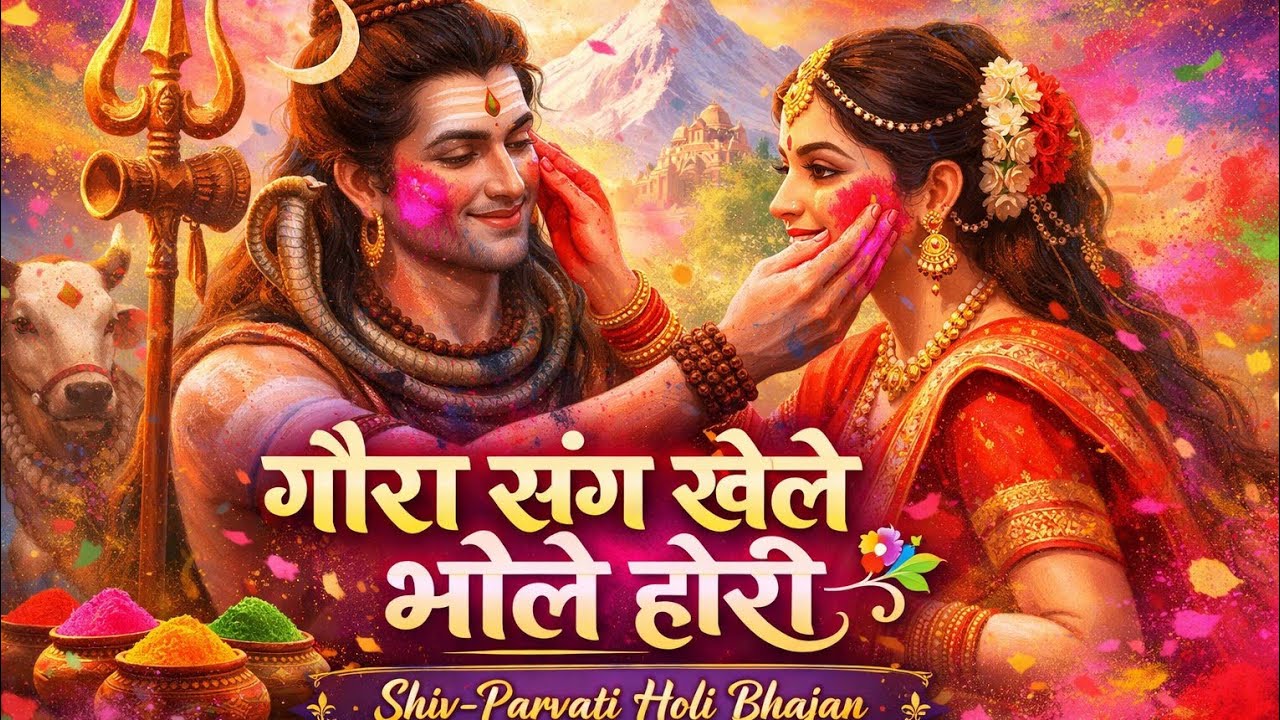 गौरा संग खेले भोले होरी 🌸 | Shiv Parvati Holi Bhajan 2026 | होली स्पेशल शिव भजन | हर हर महादेव
