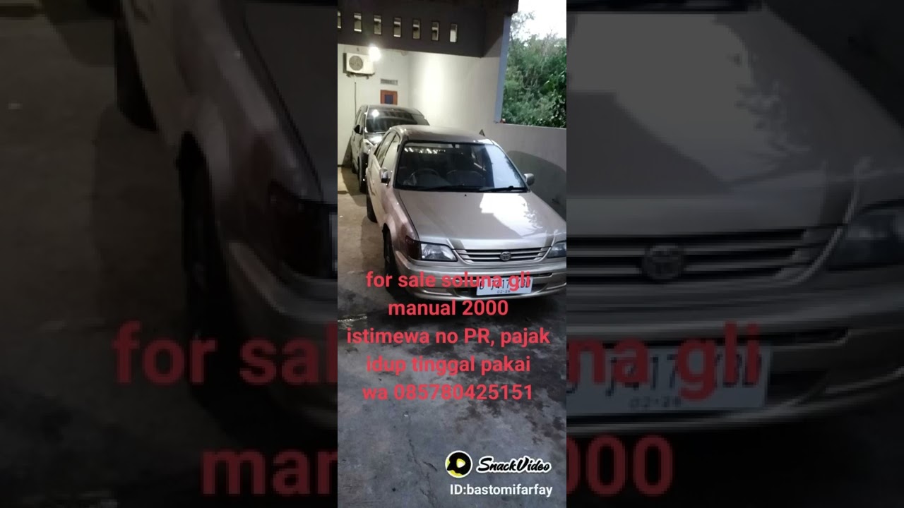 for sale soluna gli manual 2000