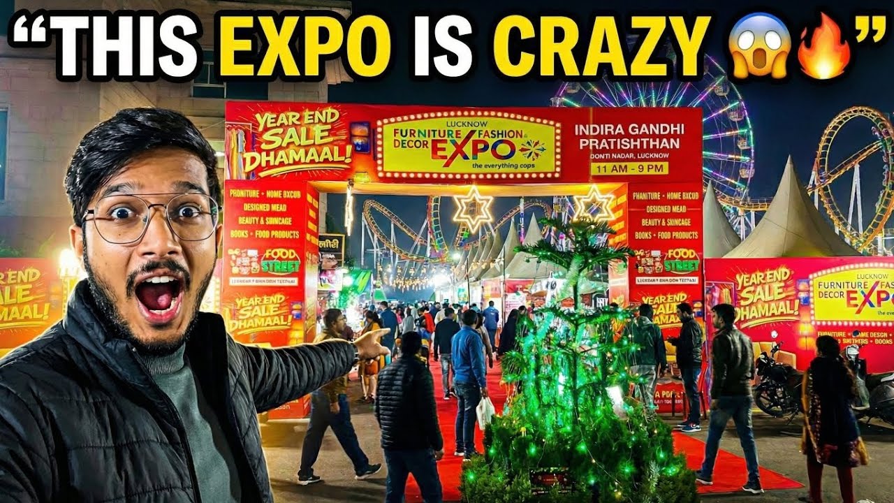 🏆 THIS EXPO IS CRAZY 😱 | Lucknow Furniture & Fashion Expo ने दिमाग हिला दिया!
