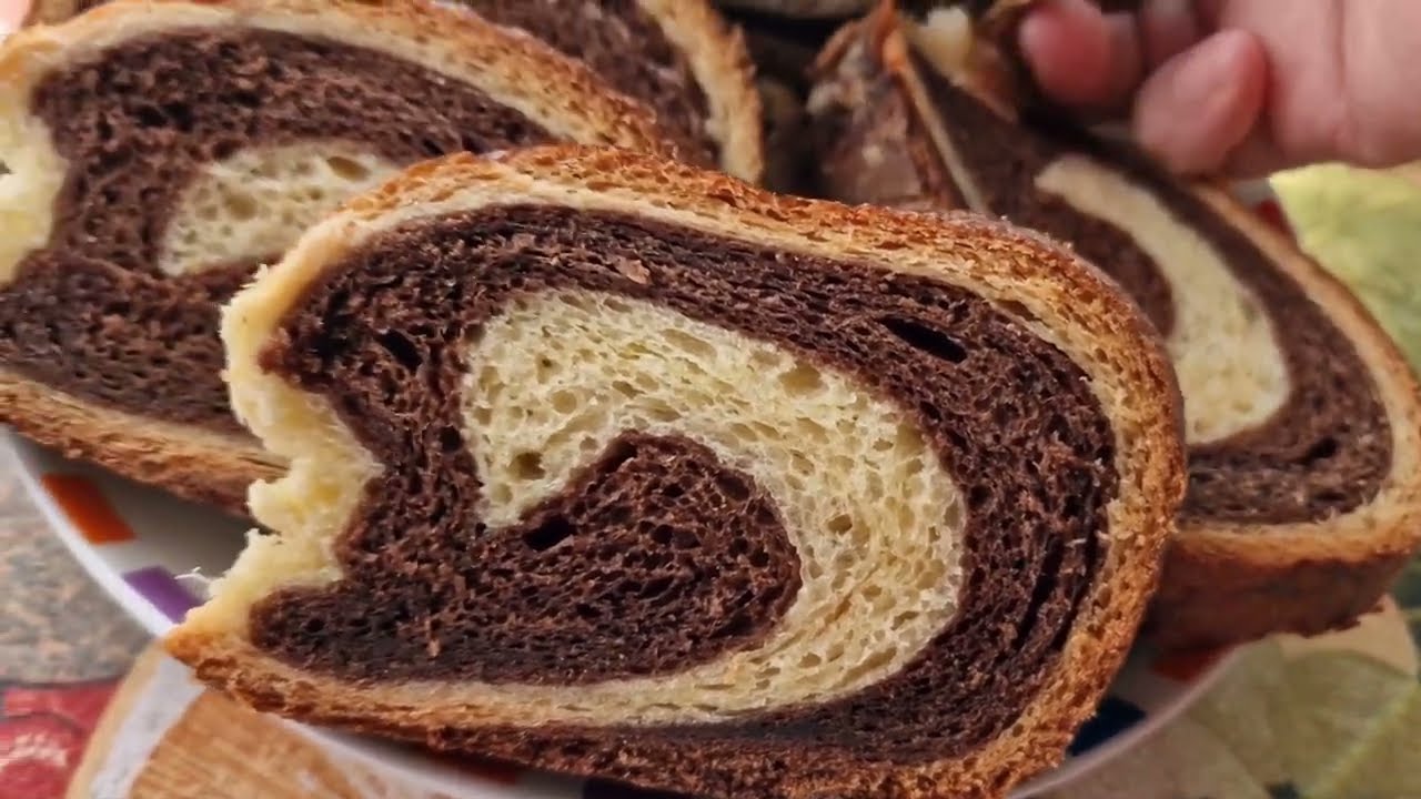 Cozonac cu cacao ( Burete 100% )