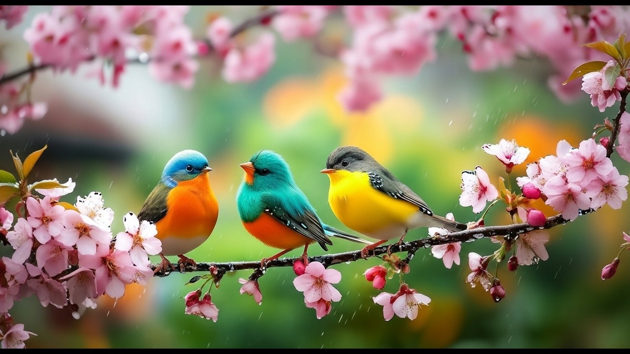 Beautiful Relaxing Piano with Bird Sounds | Calm Nature Music for Deep Focus & Healing