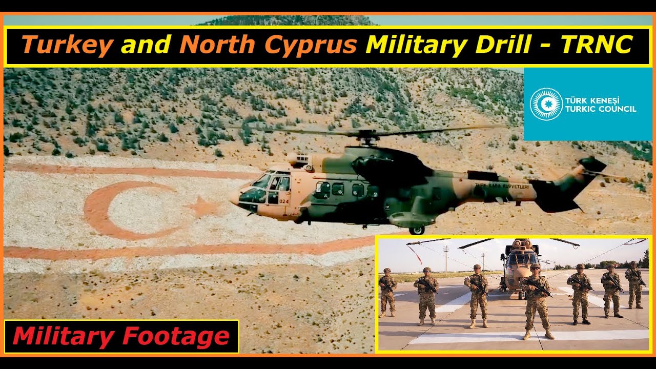 Turkey and North Cyprus Military Drill - TRNC